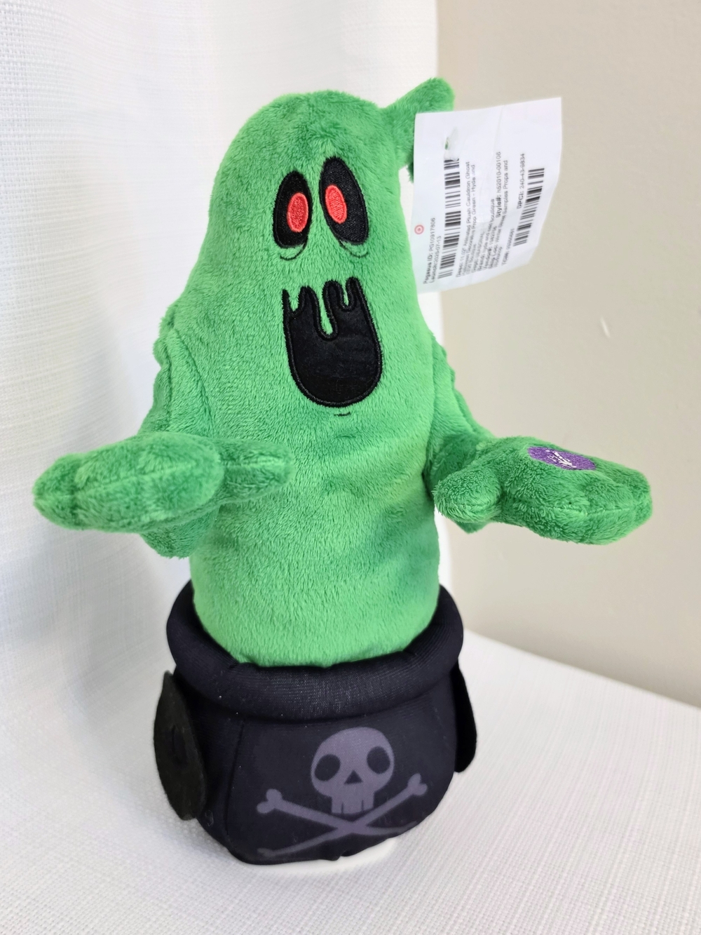 Animated Ghoul Ghost Musical Dancing Halloween Plush Figurin Hyde & EeK Cauldron